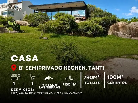 Casa en Venta en Tanti, Punilla