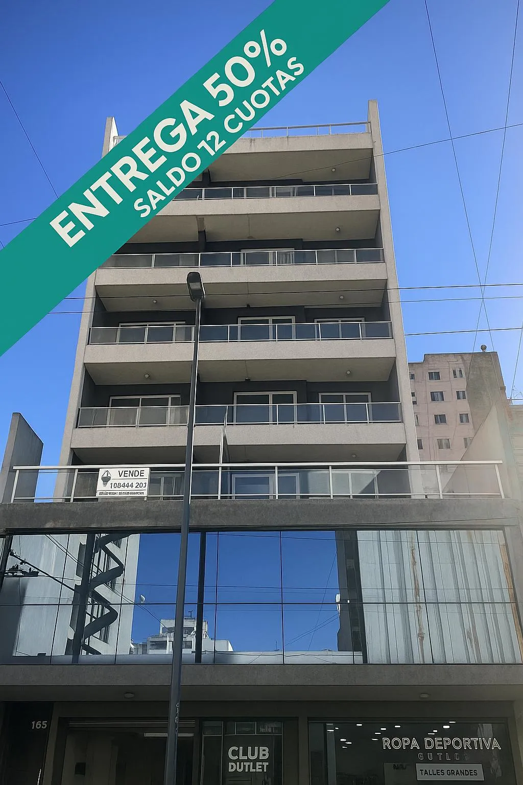 DEPARTAMENTO VENTA 1 DORMITORIO CENTRO PILETA FINANCIACIÓN PROPI