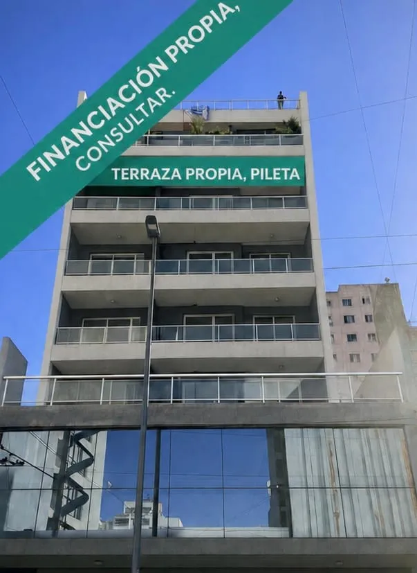 DEPARTAMENTO VENTA 1 DORMITORIO   TERRAZA PROPIA PILETA FINANCIACIÓN