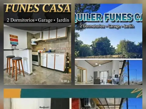 Casa en Alquiler en María Auxiliadora, Funes