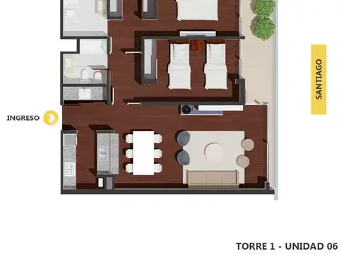 Departamento en Venta en Pichincha, Rosario