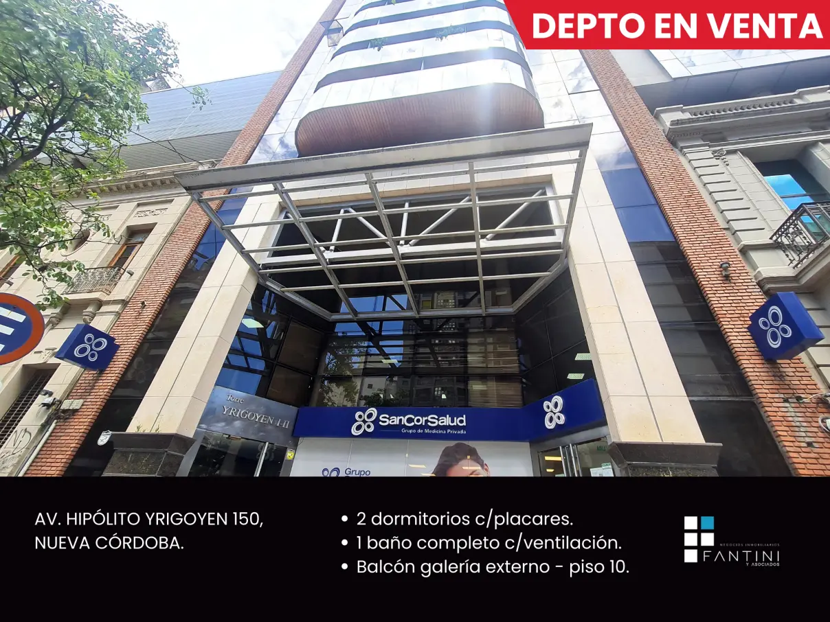 Venta 2 dorm zona Buen Pastor  1 Baño  Externo  Piso alto  Seg24h