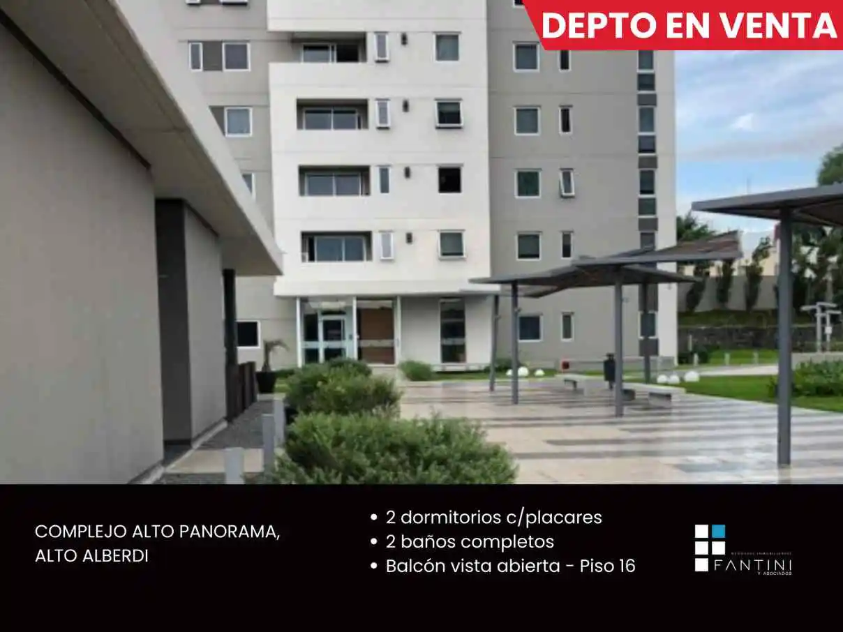 Venta Cardinales Alto Panorama. 2 dorm. 2 baños. Guardia 24h. Pileta. Alto Alber...