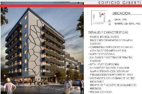 Venta DEPARTAMENTO en Edificio Giberti Barrio General Paz , calle Lima
