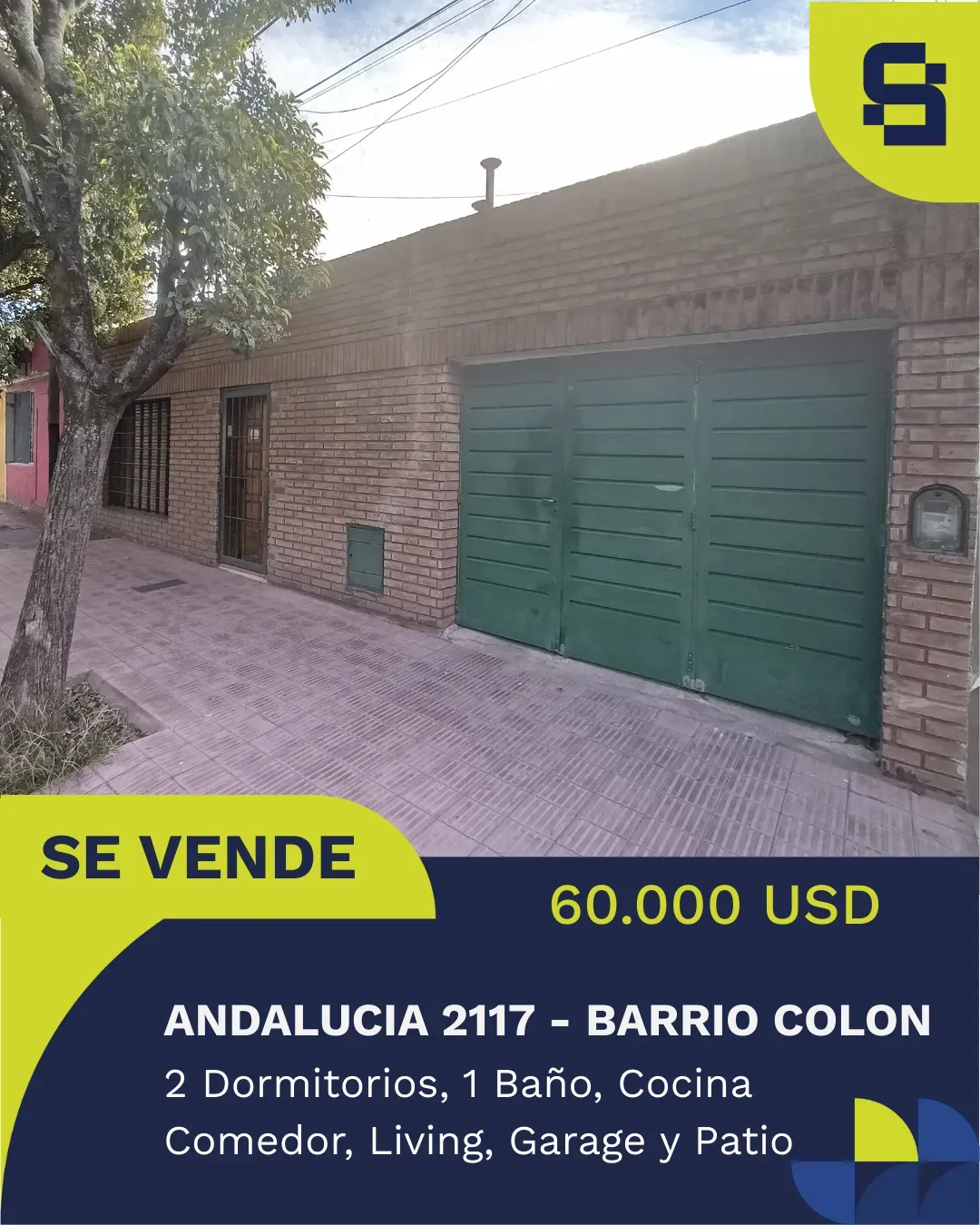 CASA EN VENTA - B° COLON