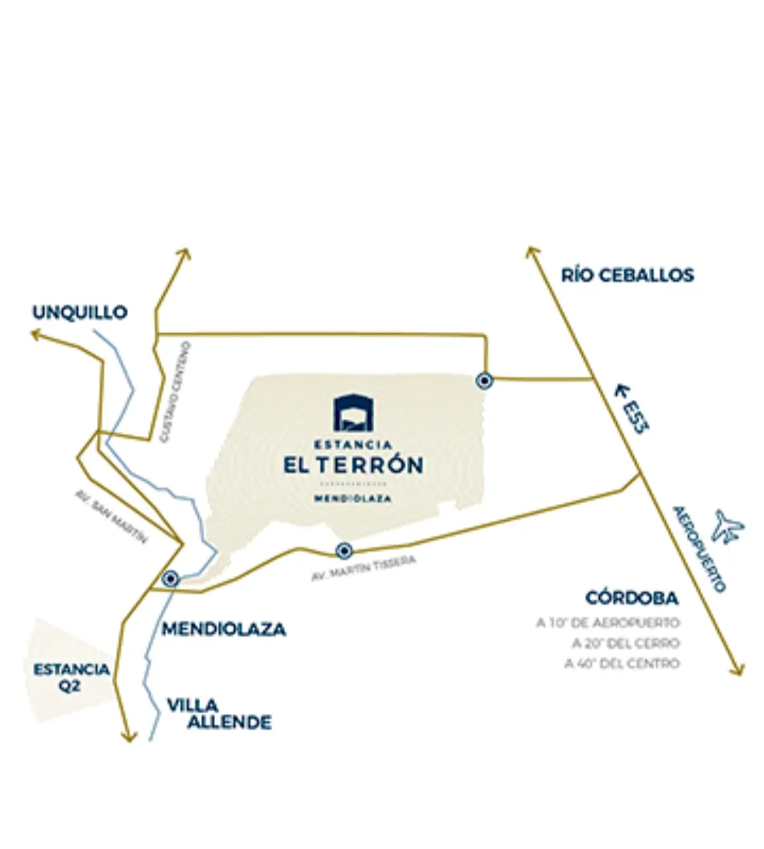 Estancia el Terrón - Lote plano en la zona oeste del barrio