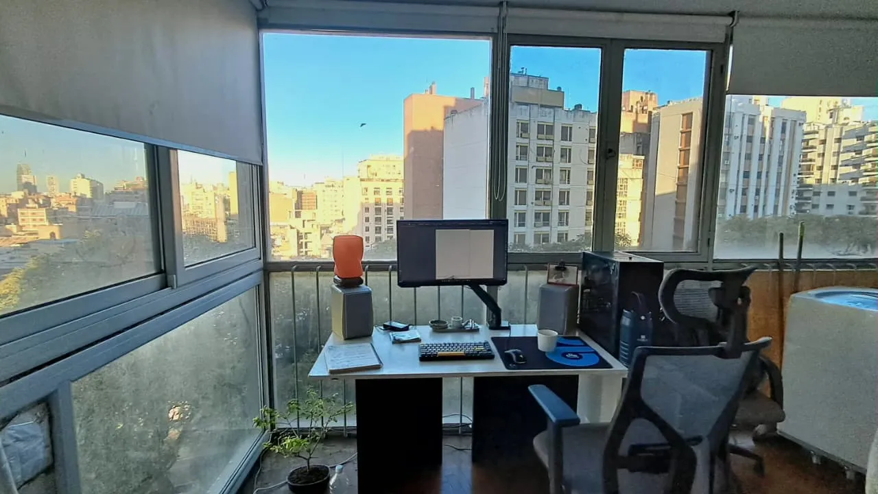 CAÑADA MTS COLÓN, (CENTRO)  EXTERNO, 1DORM, LUMINOSO CON VISTA ABIERTA Y ESPACIO IDEAL HOME OFFICE