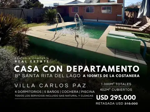 Casa en Venta en Santa Rita, Villa Carlos Paz