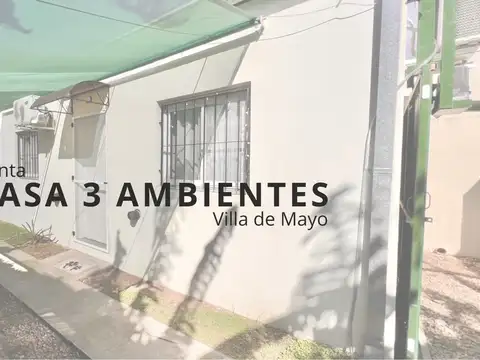 Casa en Venta en Villa de Mayo, Partido de Malvinas Argentinas