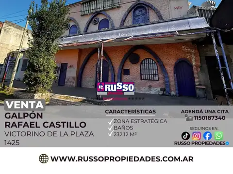 Galpón en Venta en Rafael Castillo, Partido de La Matanza