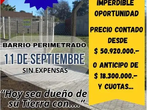 Terreno en Venta en Grand Bourg, Partido de Malvinas Argentinas