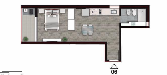 Departamento · 33m² · 1 Ambiente