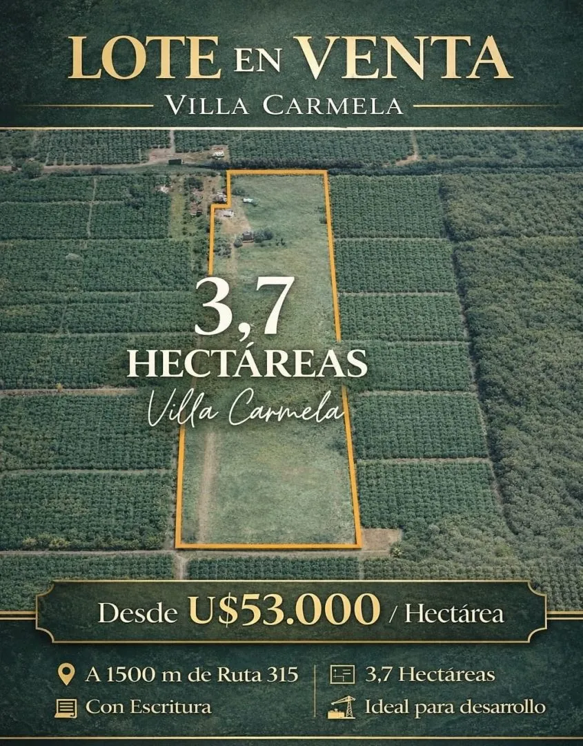Lote - venta - Villa Carmela