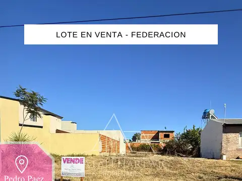Terreno en Venta en Federación, Entre Ríos