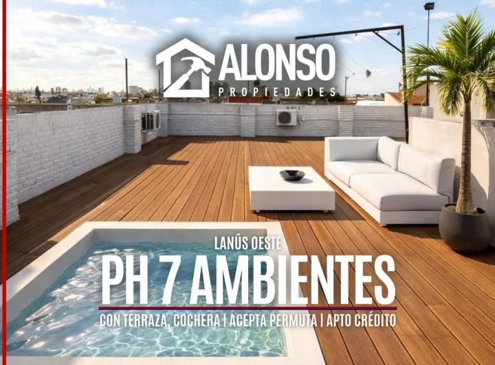 PH · 218m² · 4 Ambientes · 1 Cochera