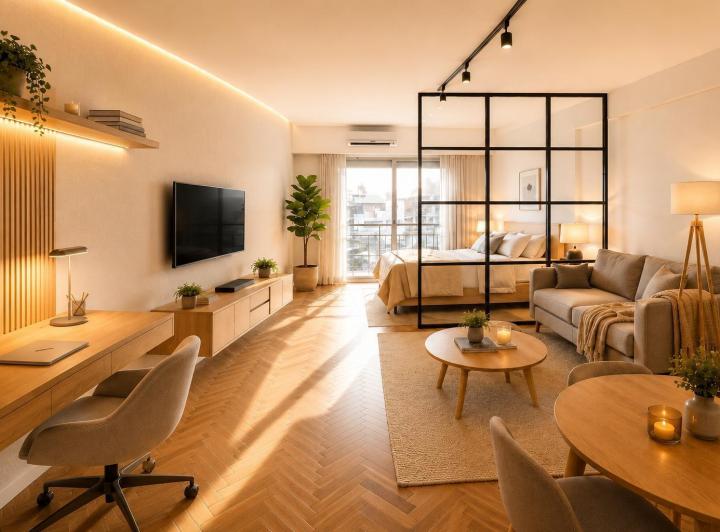 Departamento · 30m² · 1 Ambiente · 1 Cochera