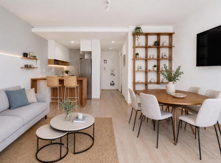 Departamento · 61m² · 2 Ambientes · 1 Cochera