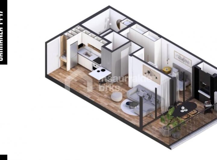 Departamento · 44m² · 2 Ambientes