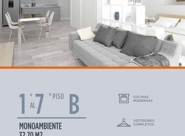 Departamento · 36m² · 1 Ambiente