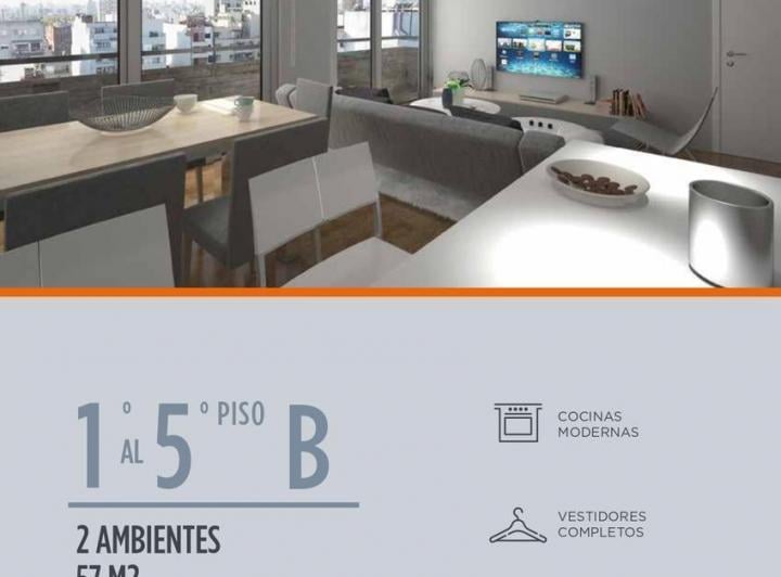 Departamento · 45m² · 2 Ambientes