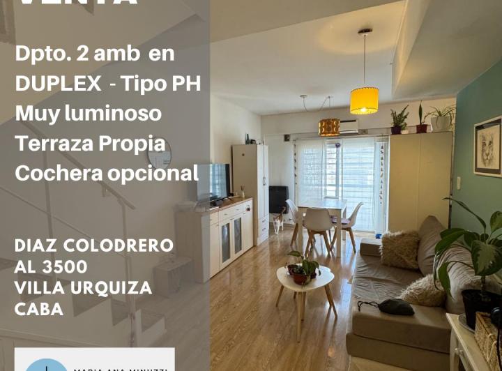 Departamento · 46m² · 2 Ambientes · 1 Cochera