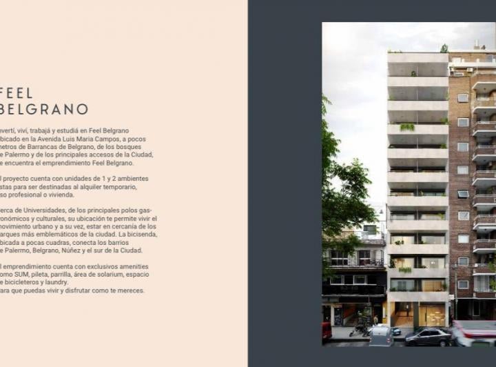 Departamento · 33m² · 1 Ambiente