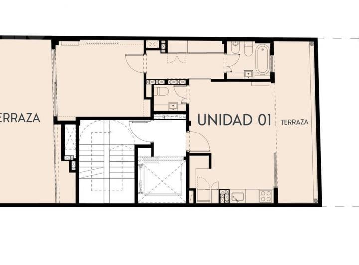 Departamento · 46m² · 2 Ambientes