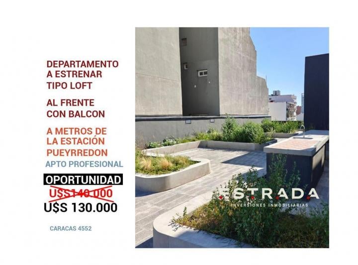 Departamento · 52m² · 1 Ambiente