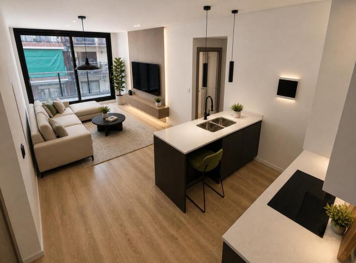 Departamento · 49m² · 2 Ambientes · 1 Cochera