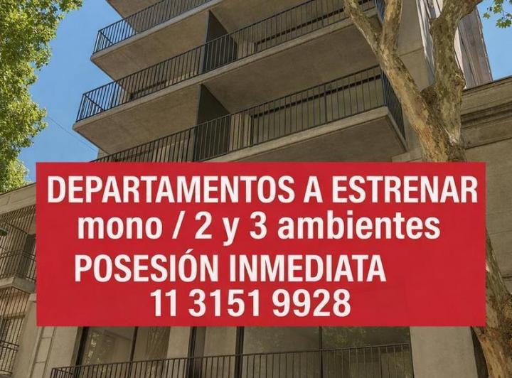 Departamento · 34m² · 1 Ambiente