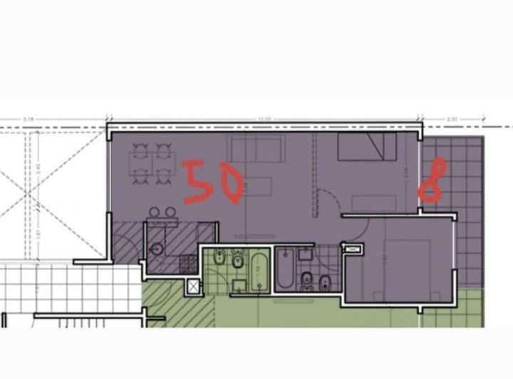 Departamento · 51m² · 2 Ambientes