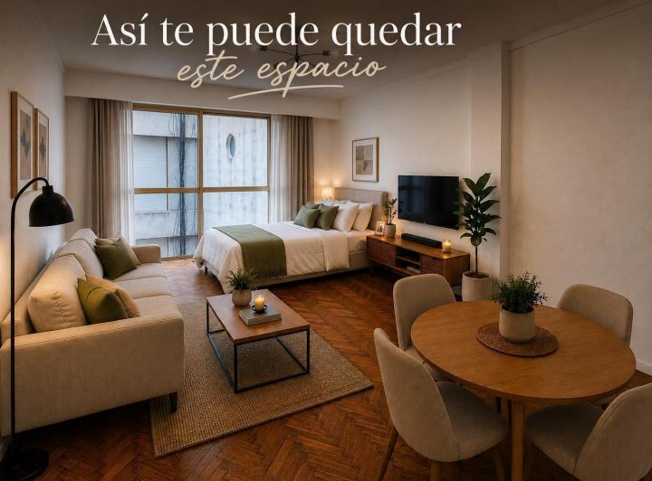 Departamento · 34m² · 1 Ambiente