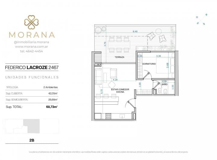 Departamento · 68ha · 2 Ambientes