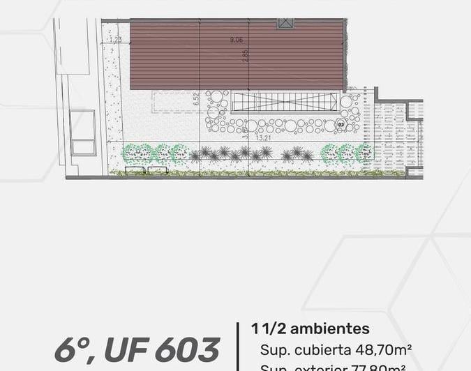 Departamento · 47m² · 1 Ambiente