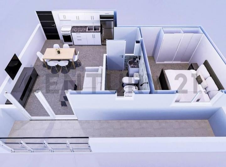 Departamento · 43m² · 2 Ambientes