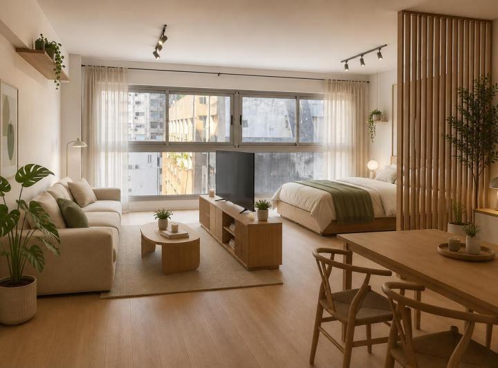 Departamento · 63m² · 1 Ambiente