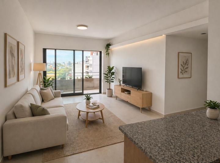 Departamento · 65m² · 3 Ambientes · 1 Cochera