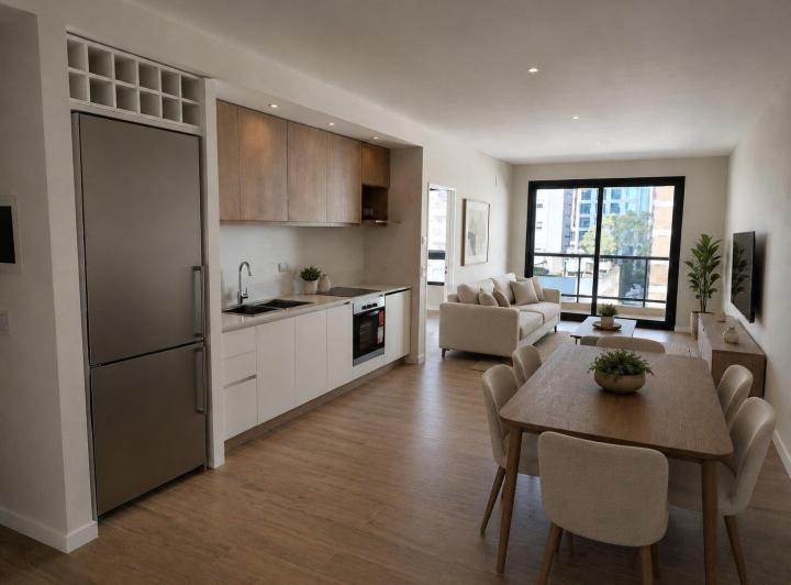 Departamento · 71m² · 2 Ambientes · 1 Cochera