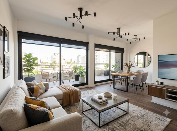Departamento · 95m² · 3 Ambientes · 1 Cochera