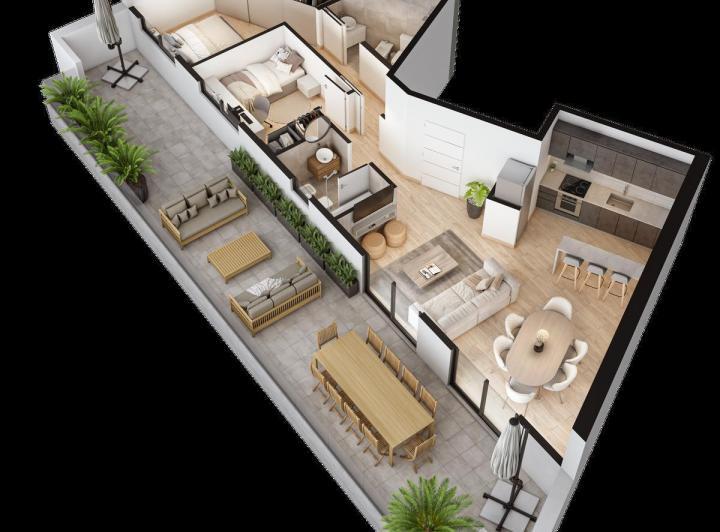 Departamento · 69m² · 3 Ambientes