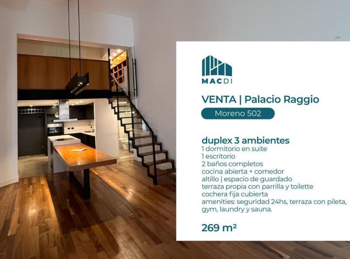 Departamento · 173m² · 3 Ambientes · 1 Cochera