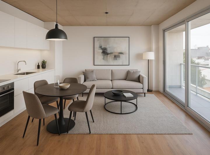 Departamento · 61m² · 3 Ambientes · 1 Cochera