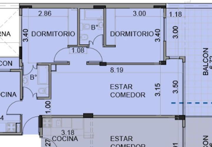 Departamento · 78m² · 3 Ambientes · 30 Cocheras