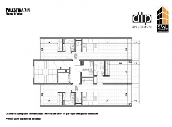 Departamento · 64m² · 3 Ambientes