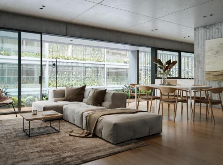 Departamento · 97m² · 3 Ambientes · 1 Cochera