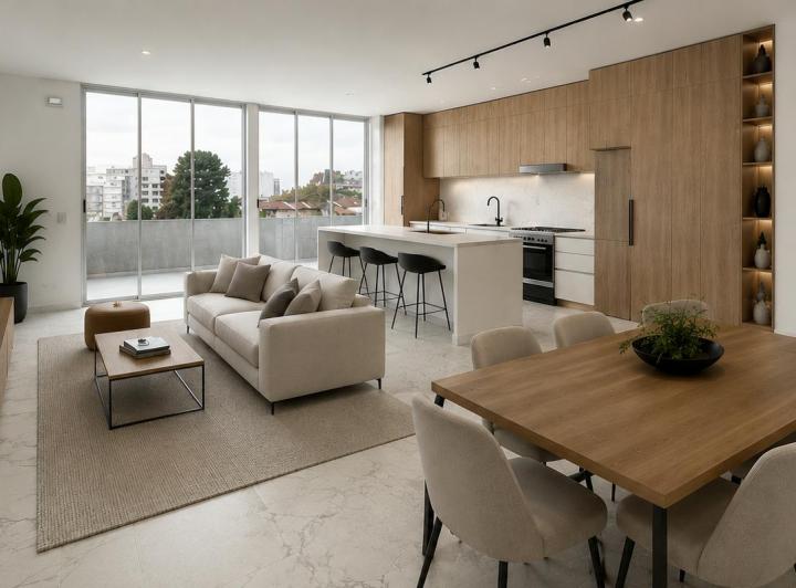 Departamento · 100m² · 4 Ambientes · 1 Cochera