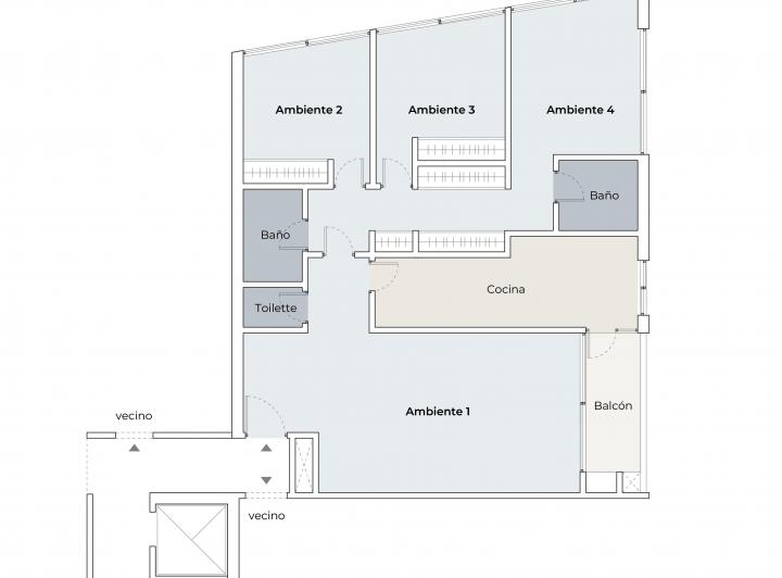 Departamento · 122m² · 4 Ambientes
