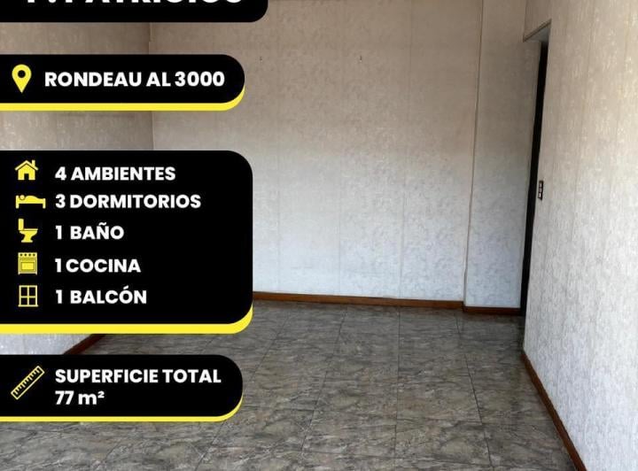Departamento · 70m² · 4 Ambientes
