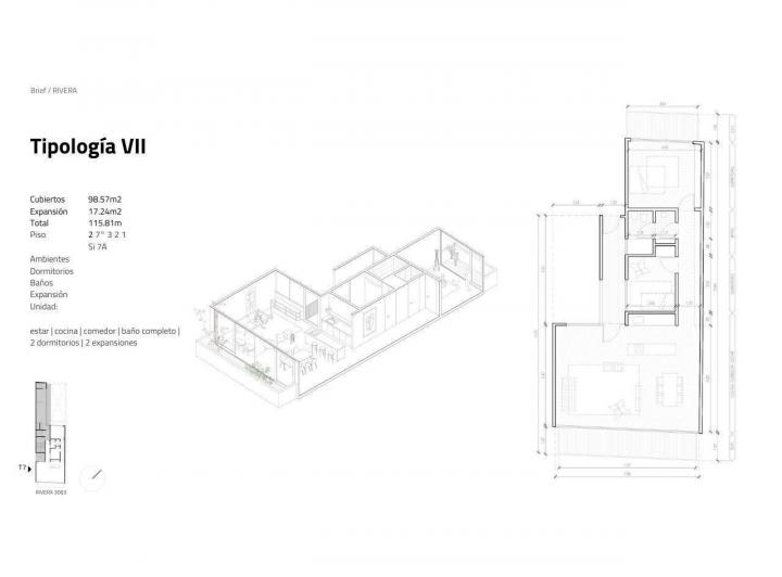 Departamento · 98m² · 3 Ambientes