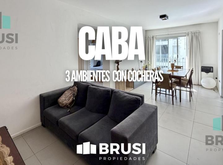 Departamento · 65m² · 3 Ambientes · 1 Cochera